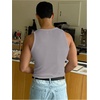 image:imageRoseSeek Mens Summer Tank Top Scoop Neck Knit Gym Workout Muscle Tank Undershirt Sleeveless ShirtsGrey