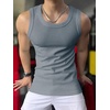 image:imageRoseSeek Mens Summer Tank Tops Sleeveless Undershirts Tank Basic Workout Gym Muscle ShirtsDusty Blue