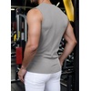 image:imageRoseSeek Mens Summer Tank Tops Sleeveless Undershirts Tank Basic Workout Gym Muscle ShirtsLight Grey