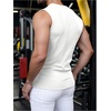 image:imageRoseSeek Mens Summer Tank Tops Sleeveless Undershirts Tank Basic Workout Gym Muscle ShirtsWhite