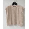 image:imageRoseSeek Mens Summer Washed Tank Tops Sleeveless Shirts Crewneck Cap Sleeve Crop Top Vintage Muscle T ShirtsApricot Khaki
