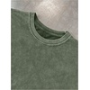 image:imageRoseSeek Mens Summer Washed Tank Tops Sleeveless Shirts Crewneck Cap Sleeve Crop Top Vintage Muscle T ShirtsArmy Green