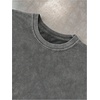 image:imageRoseSeek Mens Summer Washed Tank Tops Sleeveless Shirts Crewneck Cap Sleeve Crop Top Vintage Muscle T ShirtsDark Grey