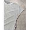 image:imageRoseSeek Mens Summer Washed Tank Tops Sleeveless Shirts Crewneck Cap Sleeve Crop Top Vintage Muscle T ShirtsGrey