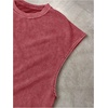 image:imageRoseSeek Mens Summer Washed Tank Tops Sleeveless Shirts Crewneck Cap Sleeve Crop Top Vintage Muscle T ShirtsRed