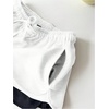 image:imageRoseSeek Womens 2 Packs Drawstring Waist Sweat Shorts Low Rise Workout Track Shorts Casual LoungeBlack and White