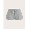 image:imageRoseSeek Womens 2 Packs Drawstring Waist Sweat Shorts Low Rise Workout Track Shorts Casual LoungeMulticolor