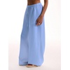 image:imageRoseSeek Womens Beach Cover Ups Wide Leg Loose Linen Pants Swimsuit Coverup Summer Vacation Outfits 2026Blue