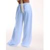 image:imageRoseSeek Womens Beach Cover Ups Wide Leg Loose Linen Pants Swimsuit Coverup Summer Vacation Outfits 2026Bright Blue