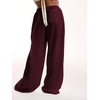 image:imageRoseSeek Womens Beach Cover Ups Wide Leg Loose Linen Pants Swimsuit Coverup Summer Vacation Outfits 2026Burgundy
