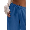 image:imageRoseSeek Womens Beach Cover Ups Wide Leg Loose Linen Pants Swimsuit Coverup Summer Vacation Outfits 2026Gray Blue