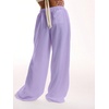 image:imageRoseSeek Womens Beach Cover Ups Wide Leg Loose Linen Pants Swimsuit Coverup Summer Vacation Outfits 2026Mauve Purple