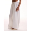 image:imageRoseSeek Womens Beach Cover Ups Wide Leg Loose Linen Pants Swimsuit Coverup Summer Vacation Outfits 2026Pure White