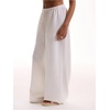 image:imageRoseSeek Womens Beach Cover Ups Wide Leg Loose Linen Pants Swimsuit Coverup Summer Vacation Outfits 2026White