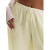 image:imageRoseSeek Womens Beach Cover Ups Wide Leg Loose Linen Pants Swimsuit Coverup Summer Vacation Outfits 2026Yellow Beige