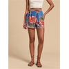 image:imageRoseSeek Womens Boho Floral Summer Shorts High Waisted Wide Leg Tropical Holiday Vacation ShortsBlue