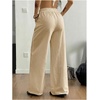 image:imageRoseSeek Womens Boho Wide Leg Linen Pants Drawstring Waist Casual Loose Trousers Vacation OutfitsApricot