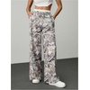 image:imageRoseSeek Womens Camo Pants Wide Leg Baggy Sweatpants Drawstring Waist Y2k Stweat Pants Joggers StreetwearGrey