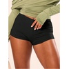 image:imageRoseSeek Womens Low Rise Mini Shorts Y2k Skinny Micro Booty Shorts Summer Hot Pants Party Rave Streetwear 2026Black