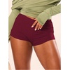 image:imageRoseSeek Womens Low Rise Mini Shorts Y2k Skinny Micro Booty Shorts Summer Hot Pants Party Rave Streetwear 2026Burgundy