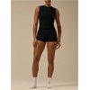 image:imageRoseSeek Womens Low Rise Mini Shorts Y2k Skinny Micro Booty Shorts Summer Hot Pants Party Rave Streetwear 2026Pure Black