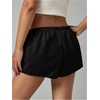 image:imageRoseSeek Womens Low Rise SweatShorts Elastic Drawstring Waist Sweat Shorts Summer Running Lounge Mini ShortsBlack