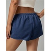 image:imageRoseSeek Womens Low Rise SweatShorts Elastic Drawstring Waist Sweat Shorts Summer Running Lounge Mini ShortsDark Blue