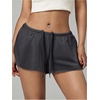 image:imageRoseSeek Womens Low Rise SweatShorts Elastic Drawstring Waist Sweat Shorts Summer Running Lounge Mini ShortsDark Grey