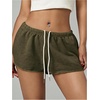 image:imageRoseSeek Womens Low Rise SweatShorts Elastic Drawstring Waist Sweat Shorts Summer Running Lounge Mini ShortsGreen