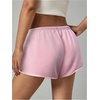image:imageRoseSeek Womens Low Rise SweatShorts Elastic Drawstring Waist Sweat Shorts Summer Running Lounge Mini ShortsLight Pink