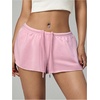 image:imageRoseSeek Womens Low Rise SweatShorts Elastic Drawstring Waist Sweat Shorts Summer Running Lounge Mini ShortsLight Pink