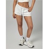 image:imageRoseSeek Womens Low Rise SweatShorts Elastic Drawstring Waist Sweat Shorts Summer Running Lounge Mini ShortsWhite