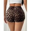 image:imageRoseSeek Womens Micro Shorts Elastic Waist Skinny Mini Shorts Casual Low Rise Y2K Shorts LoungeBrown
