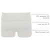 image:imageRoseSeek Womens Micro Shorts Elastic Waist Skinny Mini Shorts Casual Low Rise Y2K Shorts LoungeSolid White