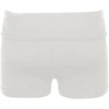 image:imageRoseSeek Womens Micro Shorts Elastic Waist Skinny Mini Shorts Casual Low Rise Y2K Shorts LoungeSolid White