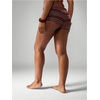 image:imageRoseSeek Womens Micro Shorts Striped Knit Crochet Mini Shorts Y2K Color Block Low Rise Beach Festival OutfitsBurgundy