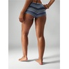 image:imageRoseSeek Womens Micro Shorts Striped Knit Crochet Mini Shorts Y2K Color Block Low Rise Beach Festival OutfitsDeep Blue