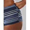 image:imageRoseSeek Womens Micro Shorts Striped Knit Crochet Mini Shorts Y2K Color Block Low Rise Beach Festival OutfitsDeep Blue