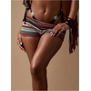 image:imageRoseSeek Womens Micro Shorts Striped Knit Crochet Mini Shorts Y2K Color Block Low Rise Beach Festival OutfitsMulticolor