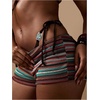 image:imageRoseSeek Womens Micro Shorts Striped Knit Crochet Mini Shorts Y2K Color Block Low Rise Beach Festival OutfitsMulticolor