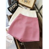 image:imageRoseSeek Womens Slit Front A Line Skorts High Waisted Mini Shorts Dressy Casual Shorts Summer OutfitsPink