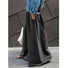 image:imageRoseSeek Womens Wide Leg Sweatpants High Elastic Waist Flowy Palazzo Pants Loose Baggy Pants BottomsDark Grey