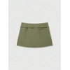 image:imageRoseSeek Womens Zip Up Skort Low Rise Mini Skirt A Line Belted Going Out ShortsMedium Green