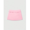 image:imageRoseSeek Womens Zip Up Skort Low Rise Mini Skirt A Line Belted Going Out ShortsPink