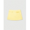 image:imageRoseSeek Womens Zip Up Skort Low Rise Mini Skirt A Line Belted Going Out ShortsYellow