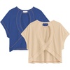 Beige and Blue