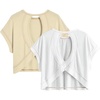 Beige and White