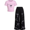 Bow Pink and Black