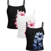 Floral Black and White
