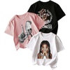 Pink White Black